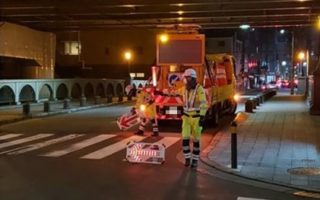 大阪府大阪市中央区付近 車線規制(西宮営業所)