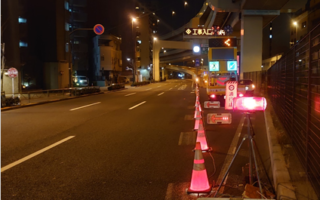 首都高速道路中央環状線　内回り　通行止めAA規制（埼玉営業所）