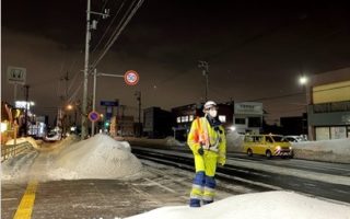 一般国道12号 車線規制（札幌営業所）