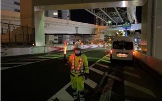 首都高速道路 三ツ沢線上り S規制（横浜営業所）