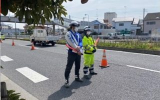 国道20号線 走行車線規制(八王子多摩営業所)