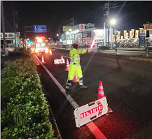西多摩郡瑞穂町 二本木地先 車線規制（吉祥寺営業所）