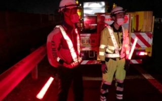 長野自動車道 上下線 走行車線規制（松本営業所）