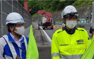 中央自動車道 上り線 3島規制(松本営業所)