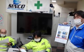 業務支援部立ち合い対策周知・資材チェック(加平営業所)