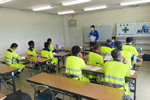 2021年5月度 安全大会・規制訓練・新人会（飯田営業所）