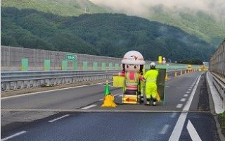 所長パトロール 中央自動車道 上下線追越規制(諏訪営業所)