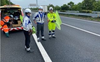 支社長クロスパトロール 北関東自動車道 走行規制（所沢営業所）