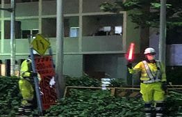 役員パトロール 県道63号江川線 右側2/3規制（名古屋営業所）