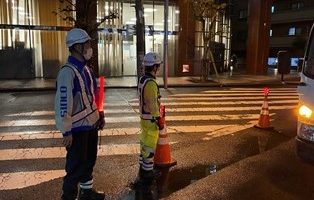 所長パトロール 首都高速 右車線規制（横浜営業所）