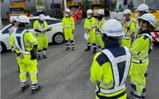 所長代理パトロール 新東名高速道路 追越車線規制（沼津営業所）