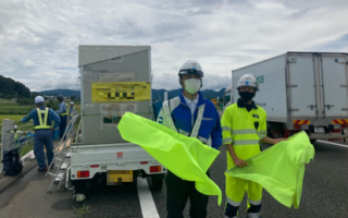 支社長パトロール 長野自動車道 走行車線規制（松本営業所）