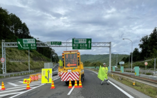 支社長パトロール 長野自動車道 追越車線規制（松本営業所）