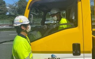 所長代理パトロール 関越自動車道 第一走行車線規制(所沢営業所)