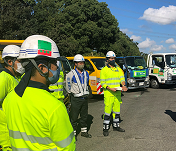 所長パトロール  東名高速道路 走行車線規制（名古屋営業所）