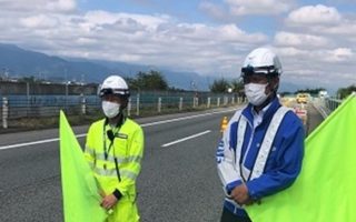 支社長パトロール 中央自動車道 追越車線規制（松本営業所）