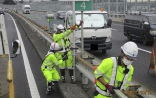 所長パトロール 東名高速道路 上下線 中分規制(厚木営業所・平塚営業所)