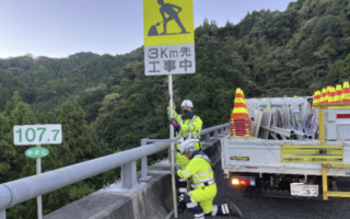 所長パトロール 新東名高速道路 下り線 追越車線規制 (沼津営業所)