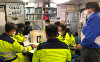 東海環状自動車道 上り線 通行止め規制(名古屋営業所)