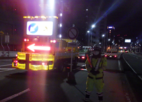 所長パトロール　首都高速道路 東京高速道路接続部　右ＡA規制<br>（埼玉営業所）