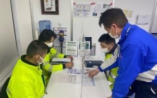 送り出しパトロール 関越自動車道 走行車線規制（所沢営業所）