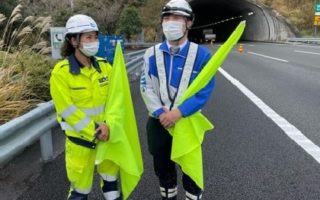 所長パトロール 新東名高速道 走行車線規制（沼津営業所）