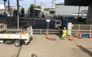 都道107号 下り線 保安誘導業務（埼玉営業所）
