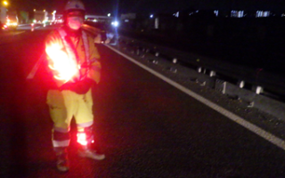 所長パトロール 東北自動車道 2/3追い越し規制（埼玉営業所）