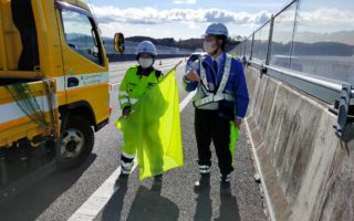 所長パトロール 新東名高速道路 追越2車線規制（御殿場営業所）
