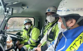 所長パトロール 東名高速道路 走行車線規制（厚木営業所）
