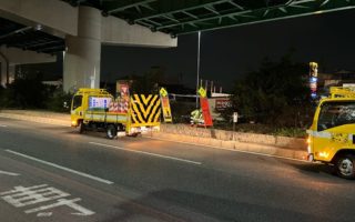 役員パトロール 国道1号線下り線追越車線規制（名古屋西営業所）