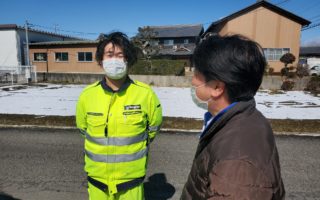 取締役パトロール 東海北陸道 雪氷対策（名古屋営業所）