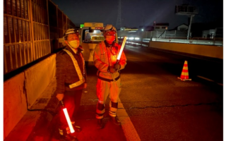 所長パトロール 中央自動車道 追越車線規制（名古屋東営業所）