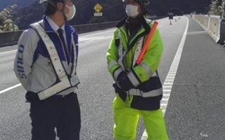 所長パトロール 新東名高速道路 追越車線規制（御殿場営業所）