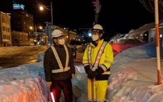 所長パトロール 道道17号線（札幌営業所）