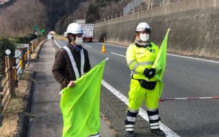 支社長パトロール 中央自動車道 走行車線規制（諏訪営業所）