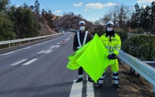 支社長パトロール 上信越自動車道 追越車線規制（長野営業所）