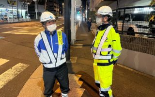 所長パトロール 国道1号 車線規制（厚木営業所）