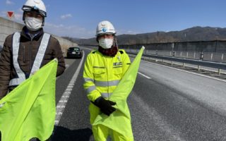 支社長パトロール 中央自動車道 走行車線規制（諏訪営業所）