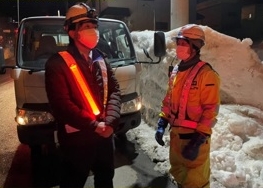 安全パトロール　排雪作業（札幌営業所）