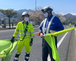 支社長・所長パト 関越自動車道下り線追越車線規制（所沢・厚木営業所）