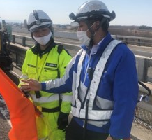 安全パト 道央自動車道 上り線 追越車線規制（札幌営業所）