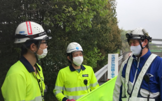 安全パト 上信越自動車道 下り線 路肩規制（高崎営業所）