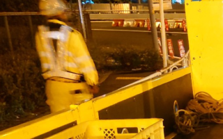 安全パト 中央自動車道 上下線 通行止め規制（八王子多摩営業所）