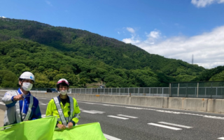 支社長パト 長野自動車道上り線車線規制（長野支社）