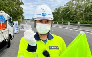 安全パト 札樽自動車道 朝里IC～銭函IC間 下り線 走行車線規制（札幌営業所）