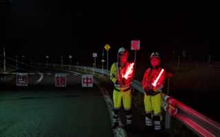 所長パト 道東自動車道 上下線 通行止め規制（札幌営業所）