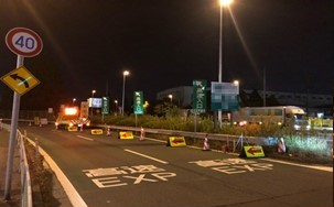 所長パト 東北自動車道 ランプ規制（埼玉営業所）