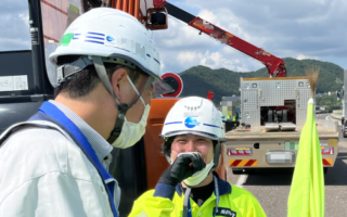 所長パト 東海北陸道 下り線 走行車線規制（岐阜営業所）