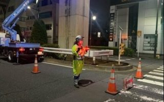 所長パトロール 都道149号 追越車線規制（吉祥寺営業所）